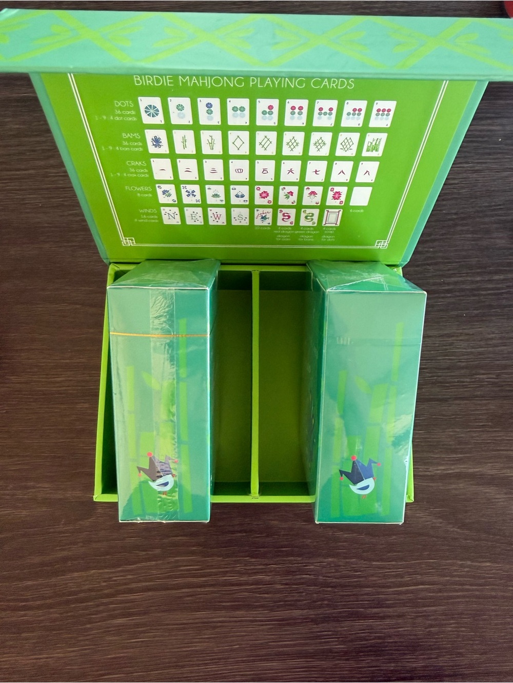 Oh my Mahjong Birdie Mahjong Playing Cards NEW - Picture 7 of 7